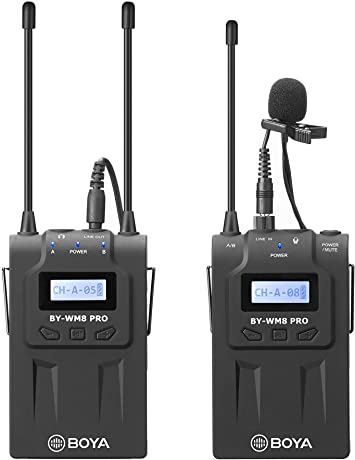 خرید، قیمت و مشخصات میکروفن بیسیم بویا BY-WM8 Pro-K1 در فروشگاه دوربین استور