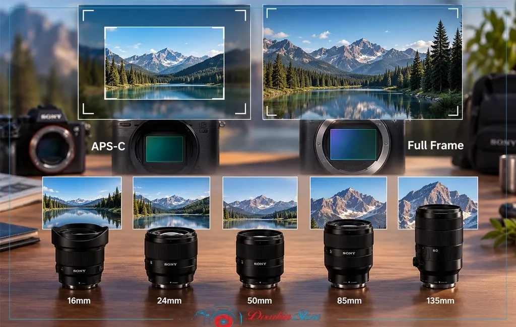 APS-C یا Full Frame؛ چه تأثیری در انتخاب لنز سونی دارد؟